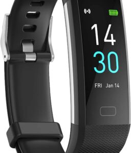 Fitness Tracker with Step/Distance/Calories Counter, Activity Tracker with Heart Rate Monitor, Slim Style Watch IP68 Waterproof, Sleep Monitor Tracker, Pedometer Watch for Women Men